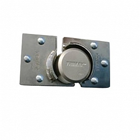 Trimax THPXL Trailer Door Hasp Chrome - 2 Piece 3 Bolt Hole - THSP2C