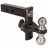 Trimax 2 inch Hitch Ball Mount Razor Adjustable 6 inch Drop in 1 inch Increments Without Ball