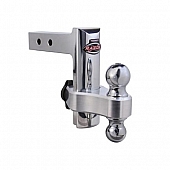 Trimax 2 inch RV Hitch Ball Mount Razor Adjustable 6 inch Drop in 1 inch Increments Aluminum