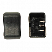 Diamond Group 125 Volt/ 16 Amp Contour Rocker Switch SPDT - Black 1/card