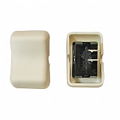 Diamond Group Contour Rocker SPST - Biscuit Switch On/Off, 1/Card DG2B21VP