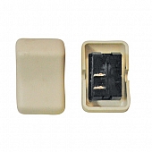 Diamond Group Contour Rocker SPST - Ivory Switch On/Off, 1/Card DG2G58VP