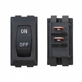 Diamond Group Interior Light Labeled On/Off Switch - Black 1/bag DG118UVP
