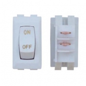 Diamond Group Interior Light Labeled On/Off Switch SPST - White 1/bag DG110UGVP