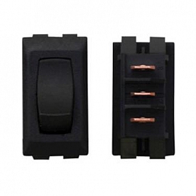 Diamond Group Interior Light Switch, On/Off/On, Black Set Of 3 - DGD127UPB