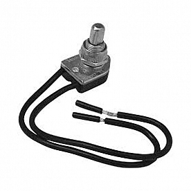 Diamond Group On/ Off Push Button Switch With 6 inch Wire lead - DG16VP 