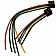 Diamond Group Slide Out Switch Wiring Harness, 5 Pin Square Connector 6 inch Single