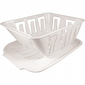 Dish Drainer With Drainer Tray White A77001