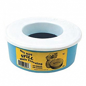 Valterra Spill-Proof Pet Dish Blue Plastic - A72