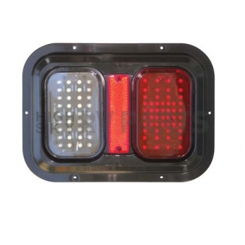 Diamond Group Trailer Light Stop/ Turn/ Tail Light 104 LED Amber/ Red Rectangular