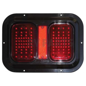 Diamond Group Trailer Light Stop/ Turn/ Tail Light 104 LED Red Rectangular
