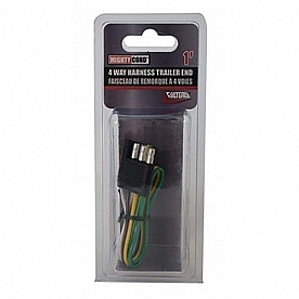 Valterra Trailer End Wiring Flat Connector - 4 Way 1 Foot Lead Wire Length - A10-4401VP