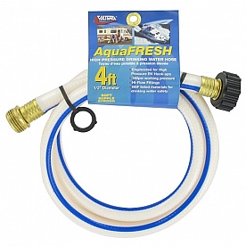 Valterra AquaFRESH Drinking Water Hose, 1/2″ x 4′