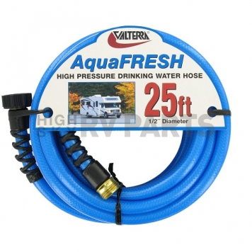 Valterra AquaFRESH Drinking Water Hose, 25', Blue