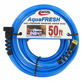 Valterra AquaFRESH Drinking Water Hose, 50', Blue
