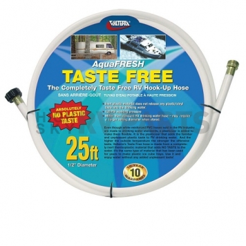 Valterra AquaFRESH RV Drinking Water Hose, Taste Free, 1/2″ x 25′