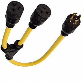 Valterra Generator Y Adapter 20 Amp 3' - A10-G20420Y 