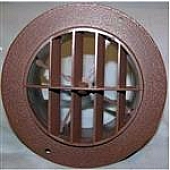 Valterra Heating/ Cooling Register - Round Walnut - 3940WN