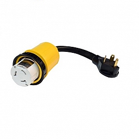 Valterra Mighty Cord 30AM - 50AF Detachable Adapter Cord 12″ - A10-3050DBK