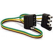 Valterra Mighty Cord 4-Way Flat Harness Car-Trailer End - 1 Foot Length - A10-4405