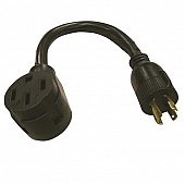 Valterra RV 50M/ 30F Power Cord Adapter 12 inch, Twist Lock - A10-G30450VP 