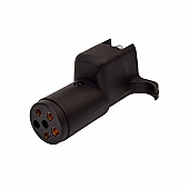 Valterra Trailer Wiring Connector Adapter 6 Way To 4 Way Flat - A10-7264VP