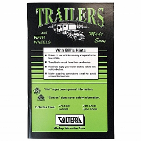 Valterra Trailers & Fifth Wheels  Made Easy with Bill's Hints Book A02-2000