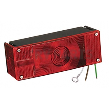 Wesbar 8-Function Trailer Tail Light Incandescent Rectangular with Red Lens