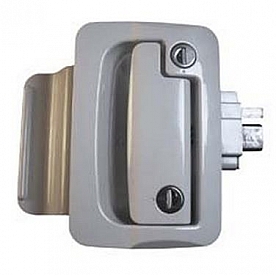 Wesco Fastec RV Entry Door Lock Assembly White - 44610-09-SP