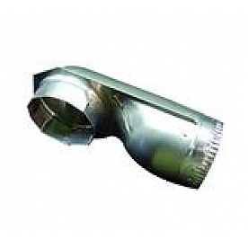 Clothes Dryer Vent Elbow; Used For Close-Wall Dryer Installation; Aluminum