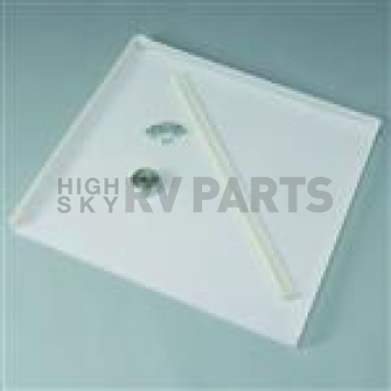 Clothes Washer Drain-A-Way Pan - White Plastic PI22