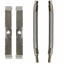 Wheel Master Valve Stem Extension 7 inch Straight, Airless Set of 2