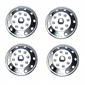 Wheel Master Wheel Cover 16 inch - 8 Lug Stainless Steel - Set of 4 - 3160B0