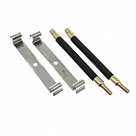 Wheel Master Valve Stem Extension 7 inch Straight, Ply Rubber Set of 2