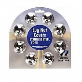 Wheel Masters Lug Nut Cover Stainless Steel Ford 7/8 inch - Set Of 8