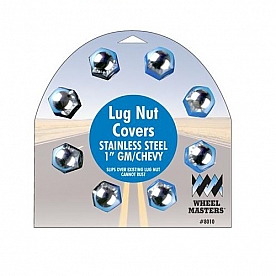 Wheel Masters Lug Nut Cover Stainless Steel GM/Chevy 1 inch - Set Of 8