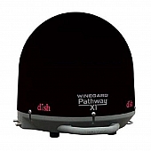 Winegard Pathway X1 Portable Truck Satellite TV Antenna - Black - PA-2035