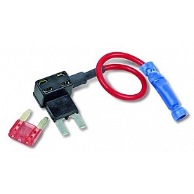 WirthCo Tapa Circuit Fuse Holder ATM/ Mini Dual Blade Fuses, 5 inch 10 Amp