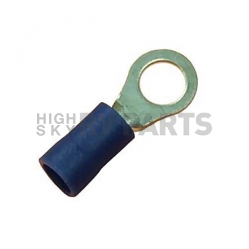 WirthCo Wire Terminal End, #10 Vinyl Ring Terminal, 16-14 Ga. Blue, Case Of 100