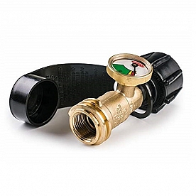 YSN Imports Propane Tank Gas Level Indicator - Brass - YSN212