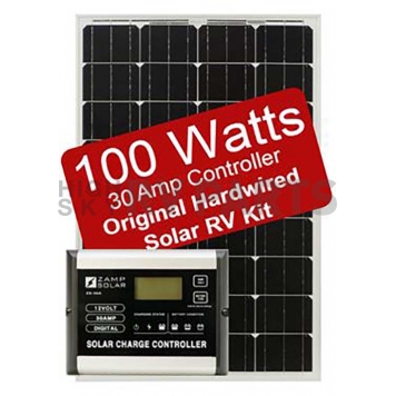 Zamp Solar Flexible Solar Kit 100 Watt Class A - ZS-100F-30A-DX