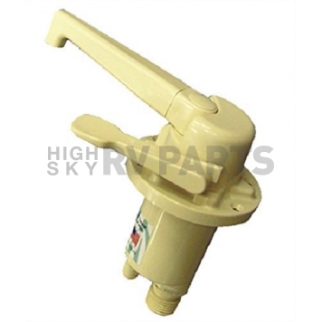 Zebra RV Fresh Water Hand Pump & Faucet Colonial White Color R3700C 