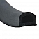 AP Products D-Type Door Window Channel Seal with Adhesive Tape 3/4'' Width x 1/2'' - 018-318