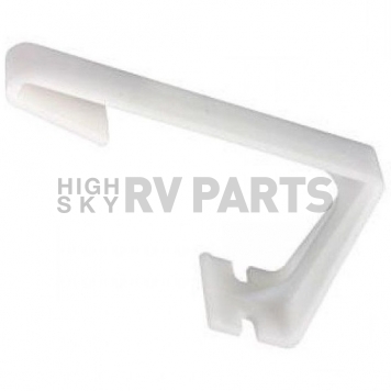JR Products Window Curtain Retainer L-Shape White - Set of 2 - 81485-2