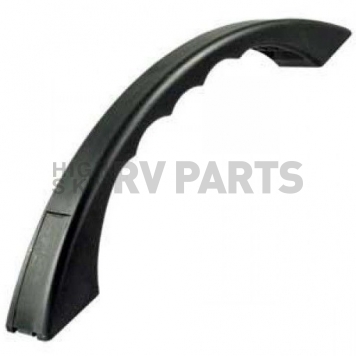JR Products Exterior Grab Bar 9-7/8 inch Length Curved Black Plastic 482-A-3-A-1
