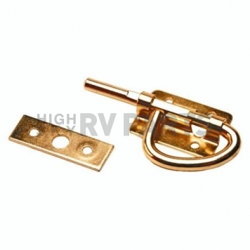 Access Door Latch  3-1/2 Inch Brass-1