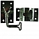 Door Catch 90 Degree T-Style Stainless Steel
