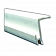 Window Curtain Slide Track - Type D Ceiling Mounted - 96 Inch Length - White