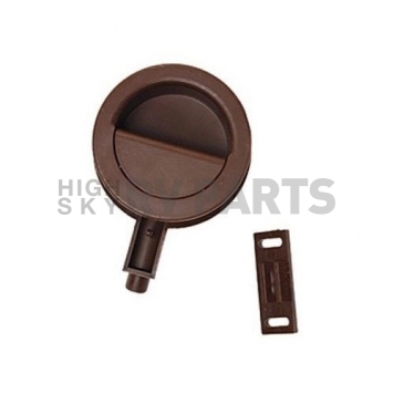 Entry Door or Cabinet Round Latch Brown - H261-1