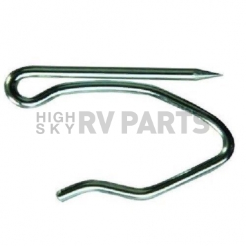Window Curtain Hook Pin On Style Stainless Steel - Set Of 14 - 81545-3